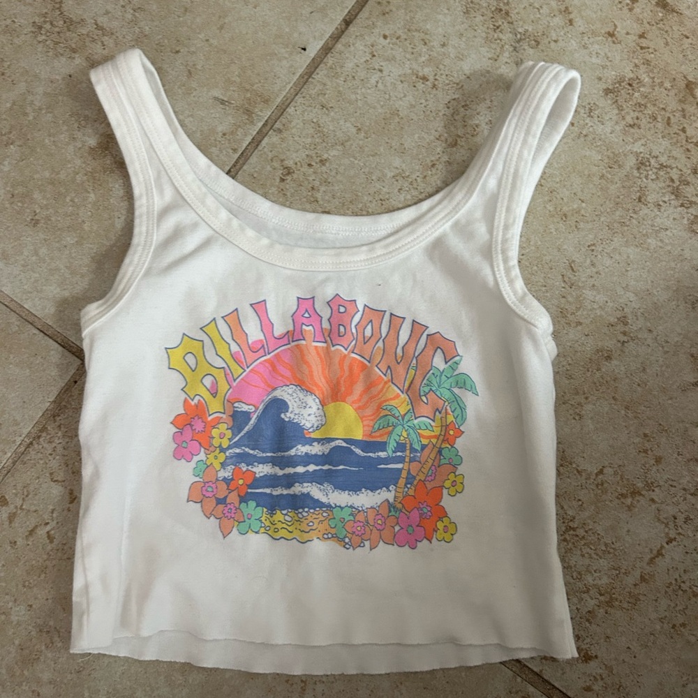 Cropped Graphic Billabong Tank